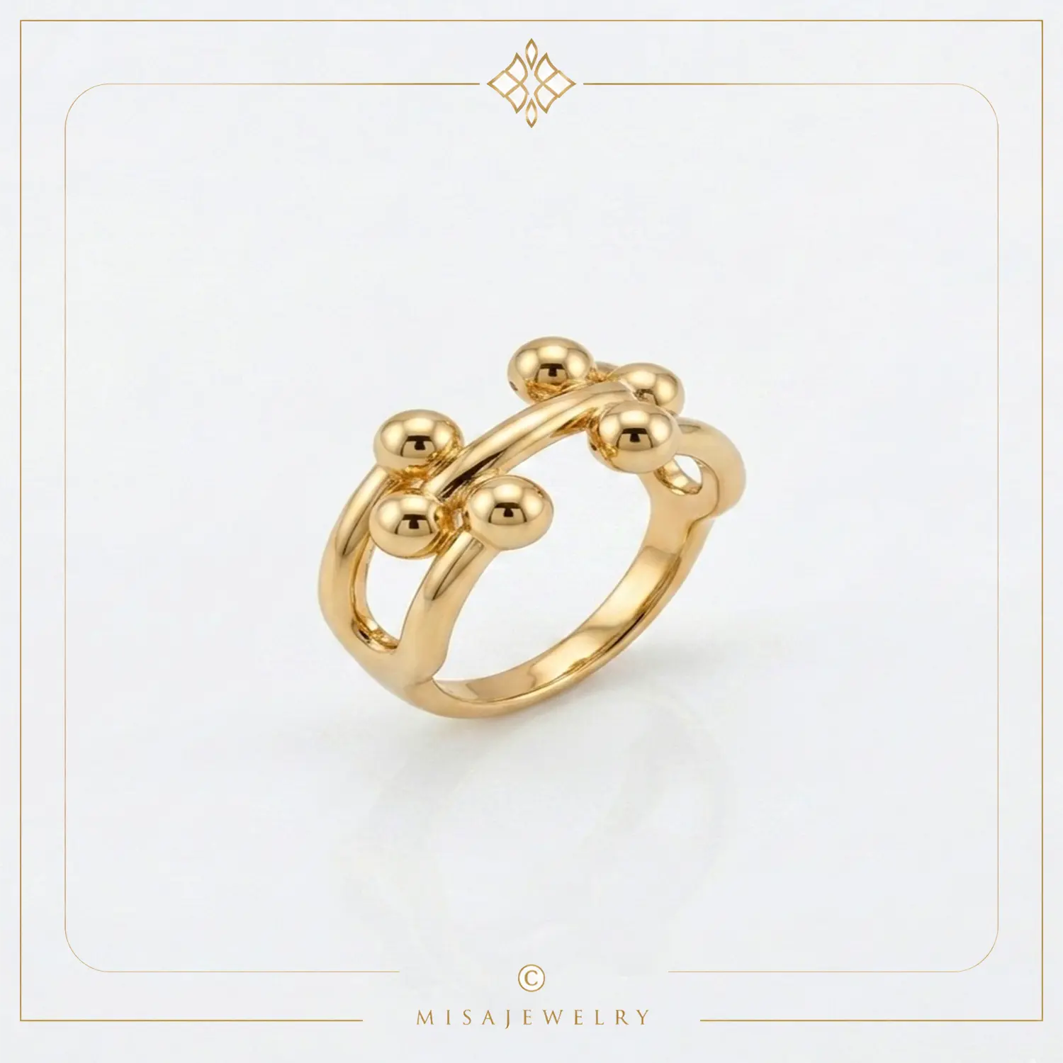ring-tiffany-double-sided-1-38-two انگشتر طلا زنانه تیفانی دو طرفه (Tiffany) ۱۸ عیار